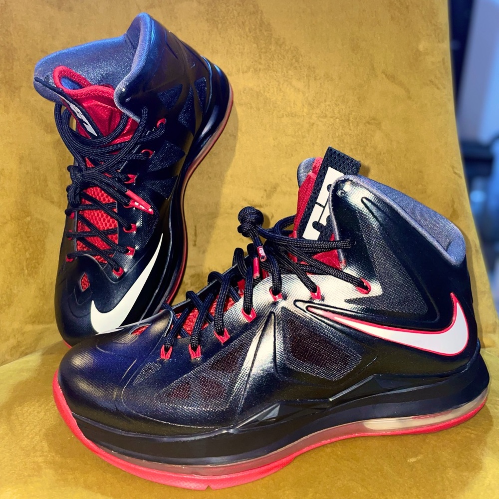 Custom Rare Unique Nike ID Lebron 10 Miami Heat CW Size 8